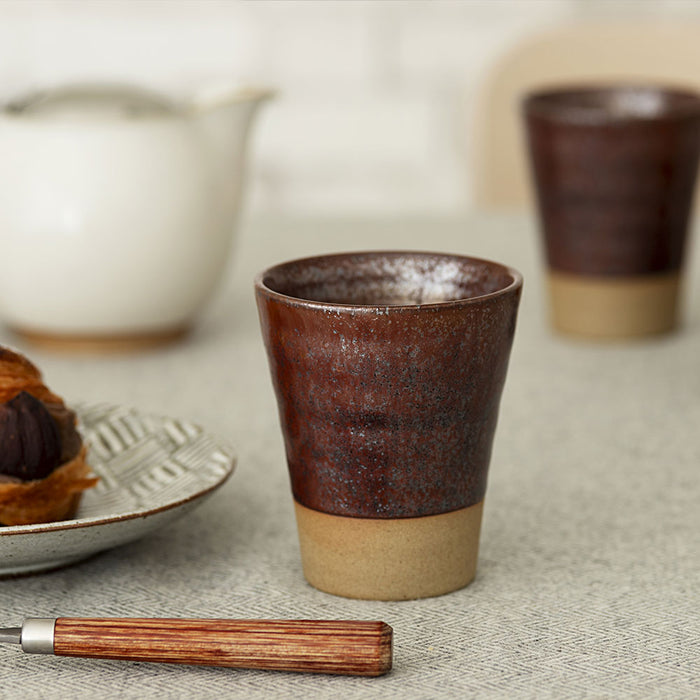 ZERO JAPAN teacup  (6.8 fl oz) - Iron Brown