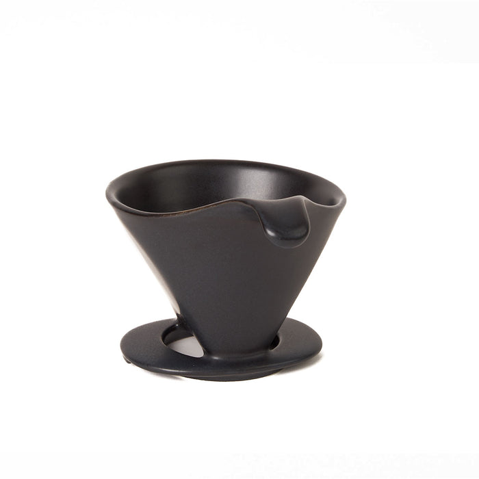 BEE HOUSE Pour-Over Ceramic Coffee Dripper - Regular Size (BKK 15L) -Noble Black