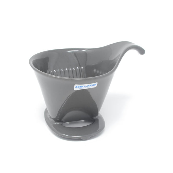 BEE HOUSE Pour-Over Ceramic Coffee Dripper - Steel Gray - Regular Size (BKK 15L)