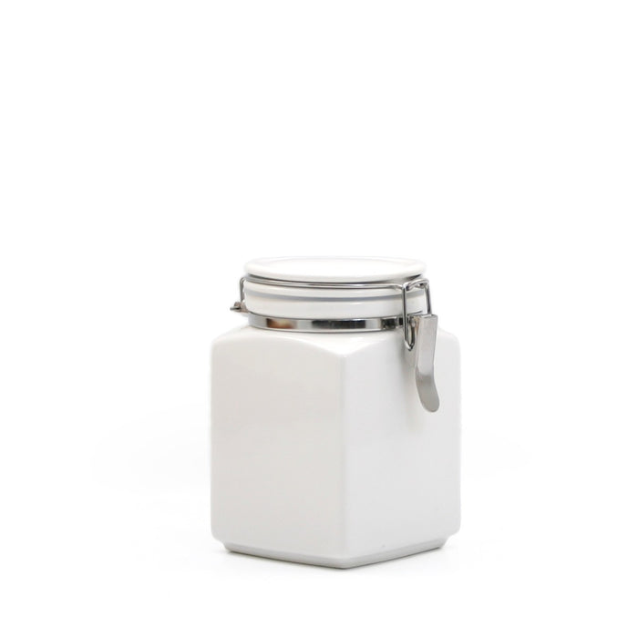 ZERO JAPAN Square canister 13.5 oz (400cc) - White