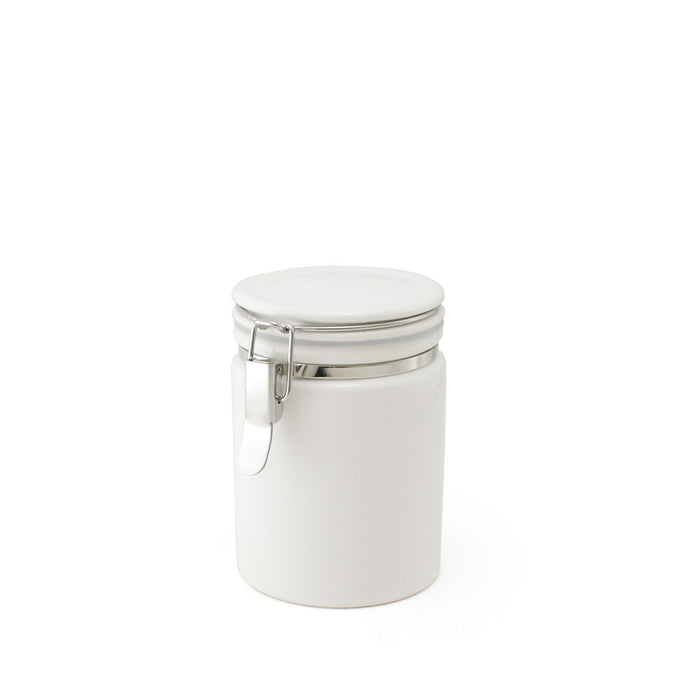 Tea canister 100g (0.22 lb) - White / by ZERO JAPAN