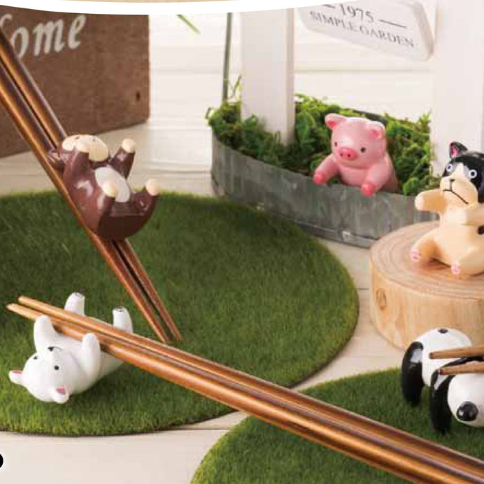 Animal Chopstick Rest Set / Dog
