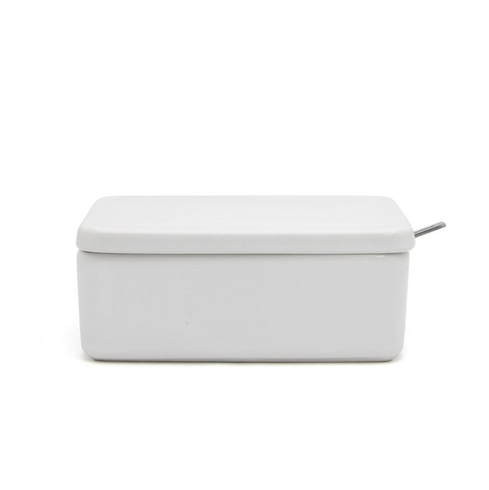 ZERO JAPAN Butter case with s.s. butter knife - White