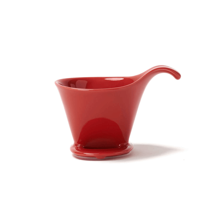 BEE HOUSE Pour-Over Ceramic Coffee Dripper  - Tomato - Regular Size (BKK 15L)