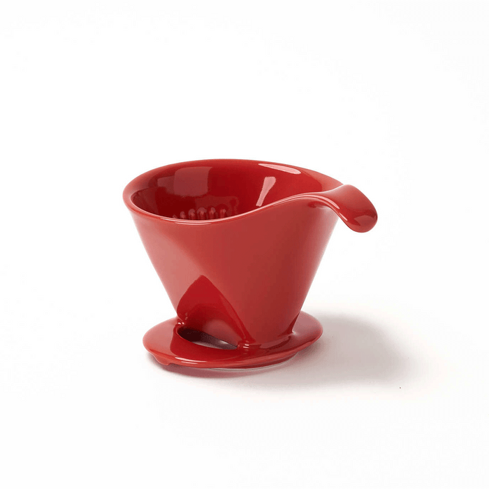 BEE HOUSE Pour-Over Ceramic Coffee Dripper  - Tomato - Regular Size (BKK 15L)