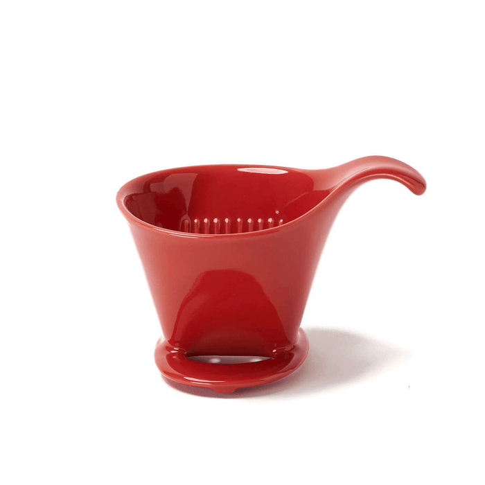 BEE HOUSE Pour-Over Ceramic Coffee Dripper - Tomato - Regular Size (BKK 15L)