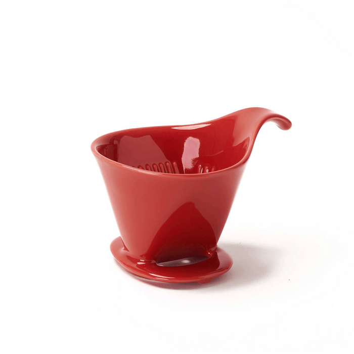 BEE HOUSE Pour-Over Ceramic Coffee Dripper  - Tomato - Regular Size (BKK 15L)