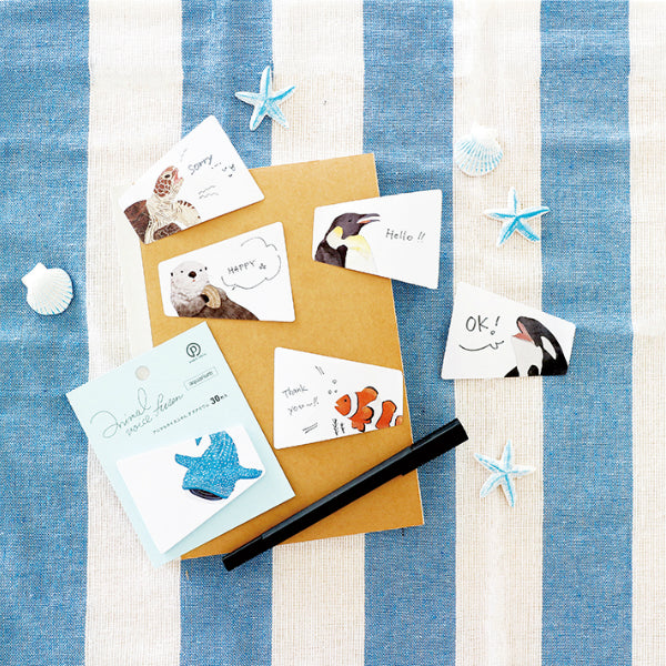 Animal Voice Stickies Sealife-Orca