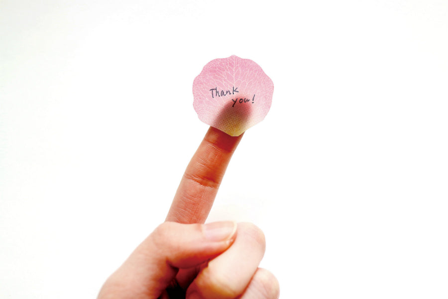 Flower Petal and Leaf Stickies Flower Petal-Pink