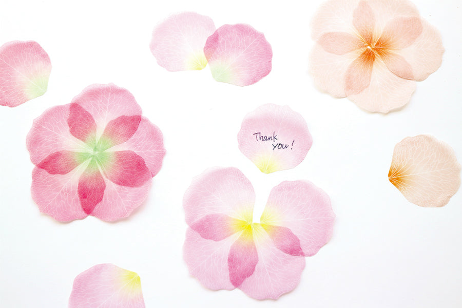 Flower Petal and Leaf Stickies Flower Petal-Pink
