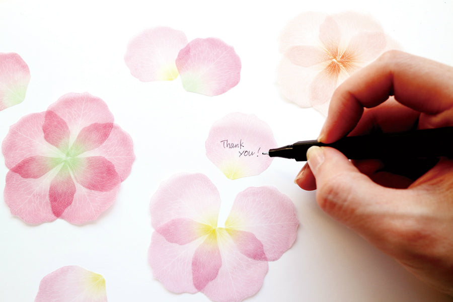 Flower Petal and Leaf Stickies Flower Petal-Pink
