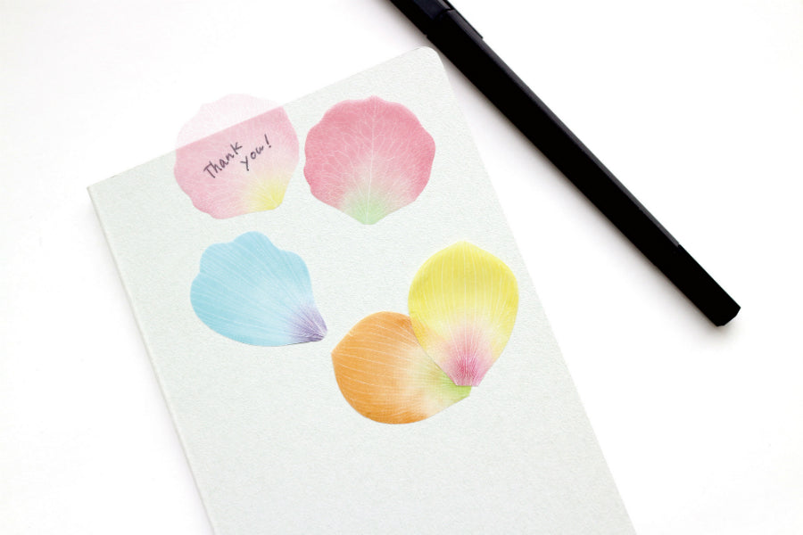Flower Petal and Leaf Stickies Flower Petal-Pink