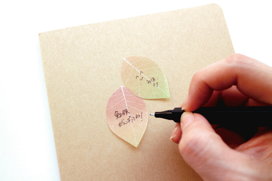Flower Petal and Leaf Stickies Leaf-Pink