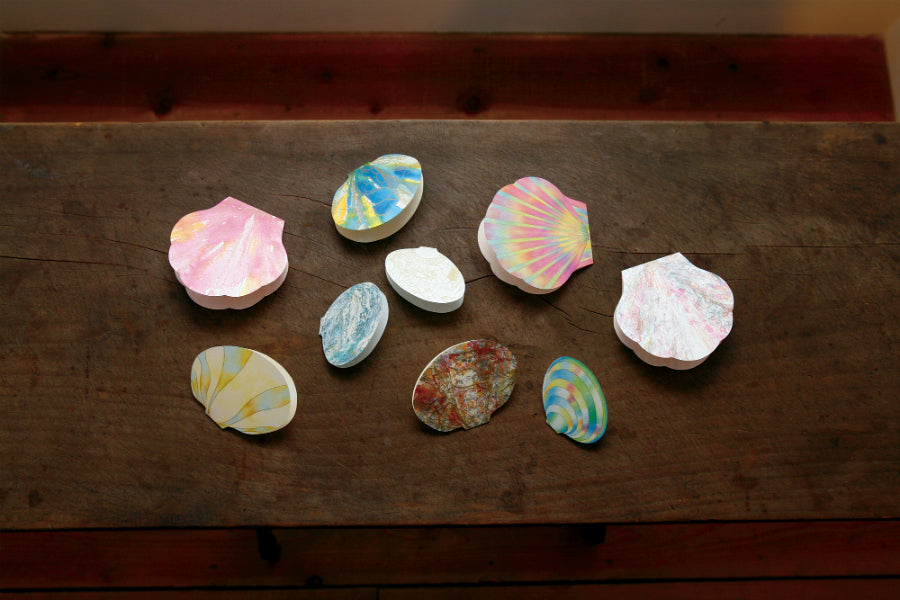 Shell Cards Pastel M