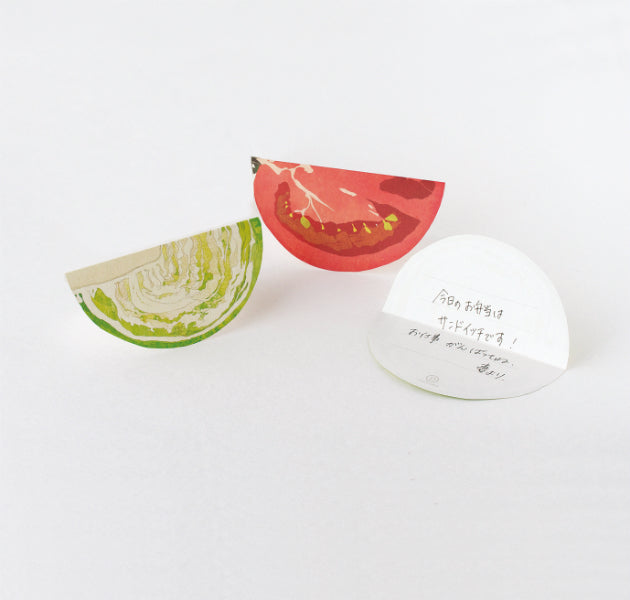Fruits and Veggie Memo Blocks Veggies-Tomato