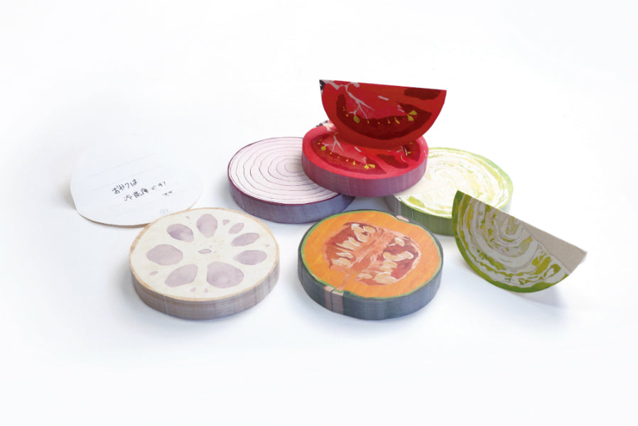 Fruits and Veggie Memo Blocks Veggies-Tomato