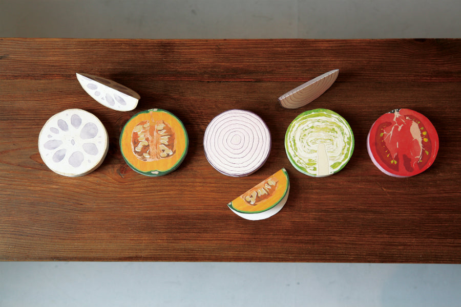 Fruits and Veggie Memo Blocks Veggies-Tomato