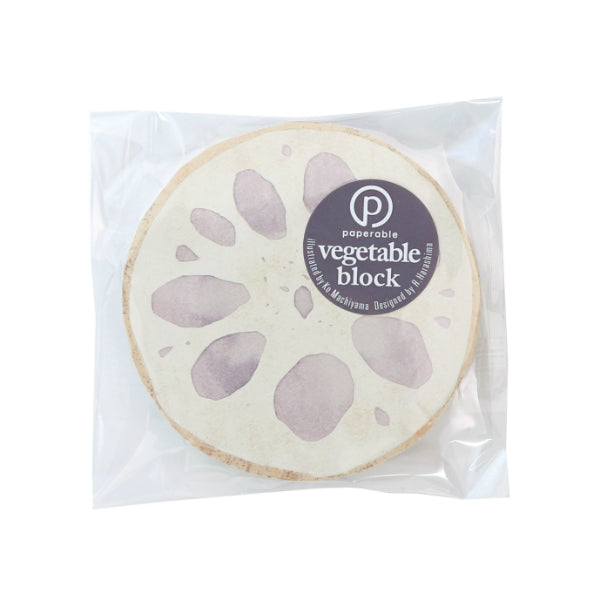 Fruits and Veggie Memo Blocks Veggies-Lotus Root