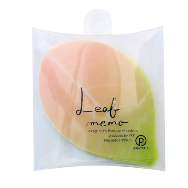 Flower Petal and Leaf Memos Leaf-Pink
