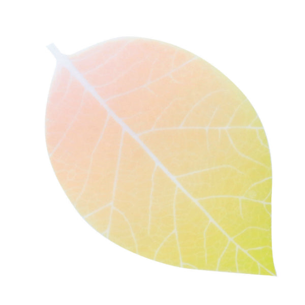Flower Petal and Leaf Memos Leaf-Pink