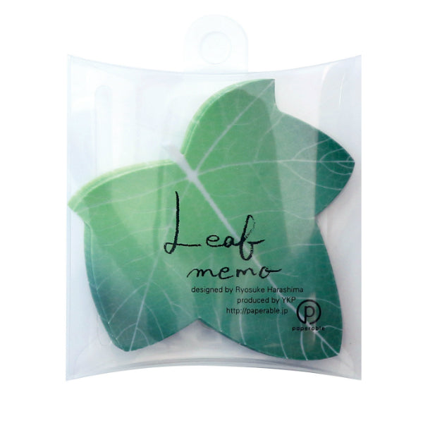 Flower Petal and Leaf Memos Leaf-Green