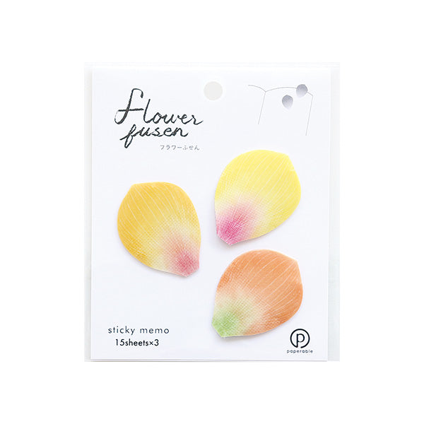 Flower Petal and Leaf Stickies Flower Petal-Yellow