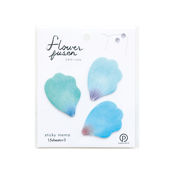 Flower Petal and Leaf Stickies Flower Petal-Blue
