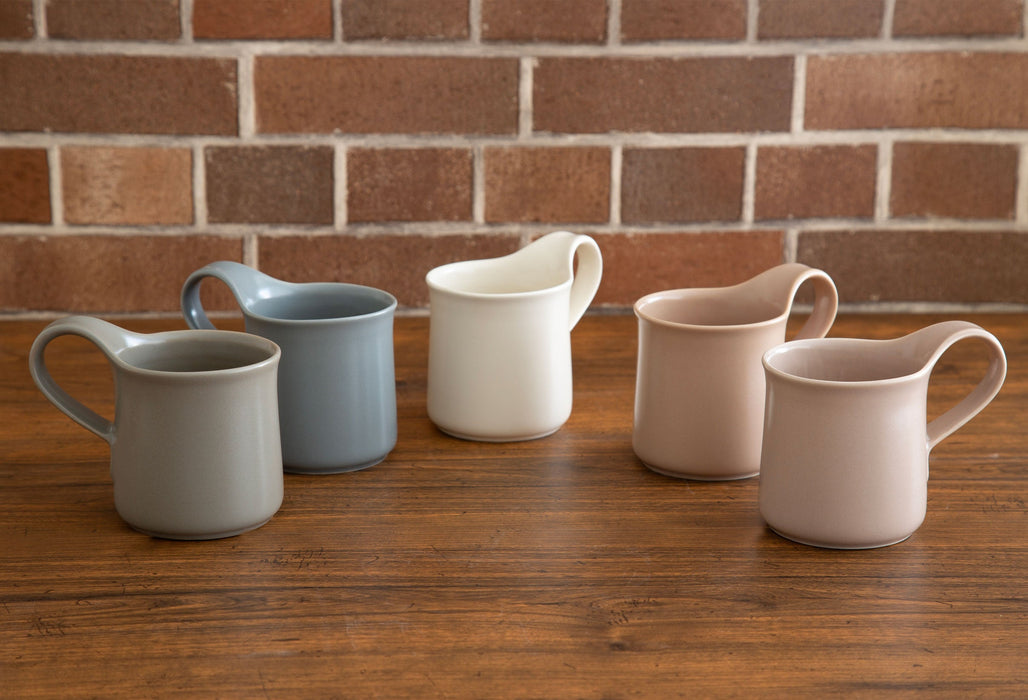 ZERO JAPAN BEEHOUSE - CERAMIC COFFEE MUG (9 oz) - Silky Grayish Pink -