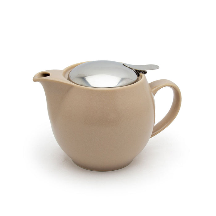 ZERO JAPAN Round Ceramic Teapot 15oz Silky Beige / by ZERO JAPAN