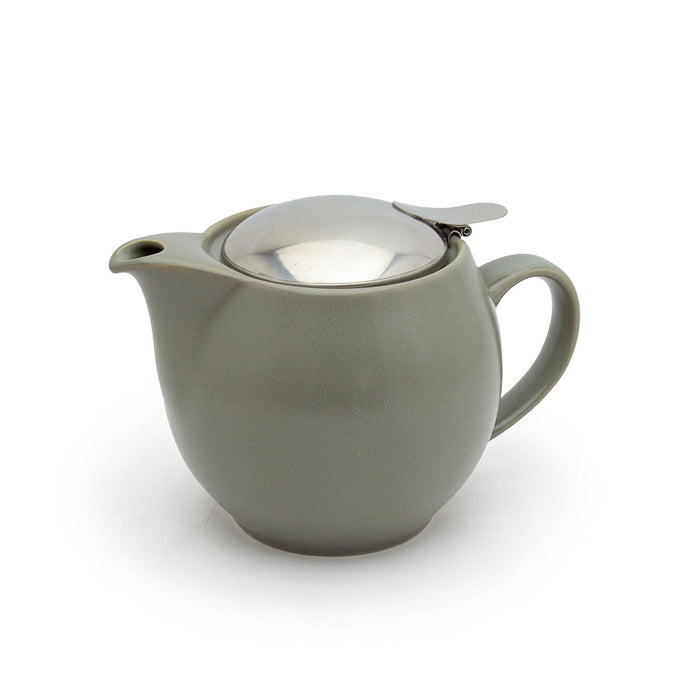 ZERO JAPAN Round Ceramic Teapot 15oz Silky Gray  / by ZERO JAPAN