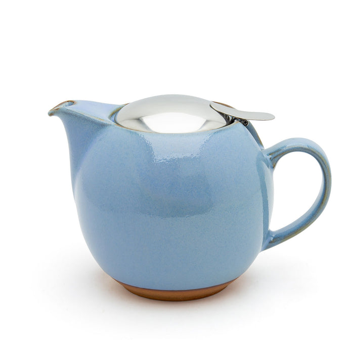 ZERO JAPAN - BEE HOUSE - ROUND TEAPOT for TWO  (24 oz) - Hydrangea Blue -