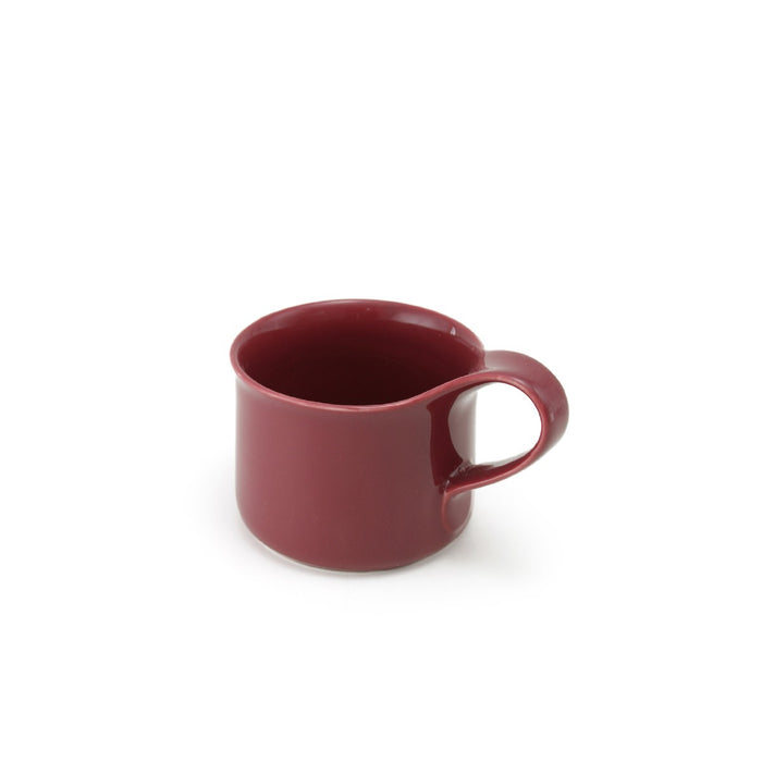 BEE HOUSE Ceramic Cafe Mug 6.8 oz - Burgundy