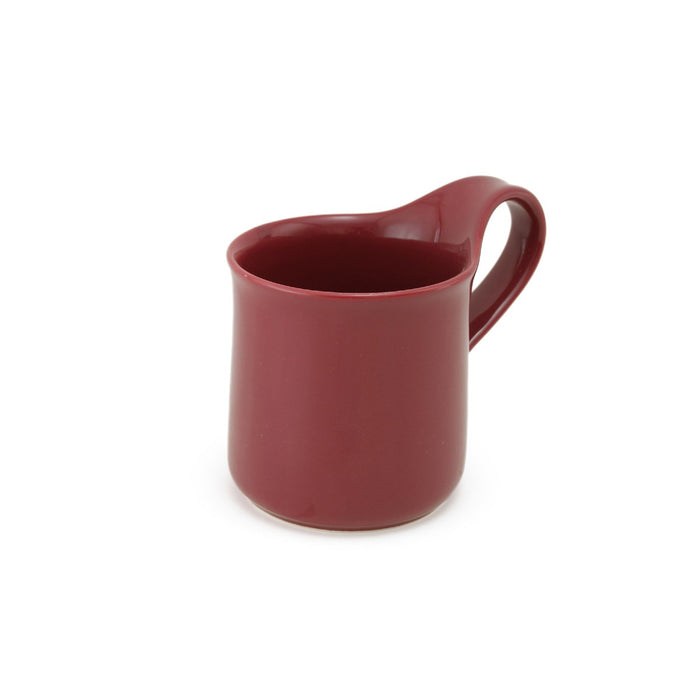 BEE HOUSE Ceramic Cafe Mug 10 oz - Burgundy