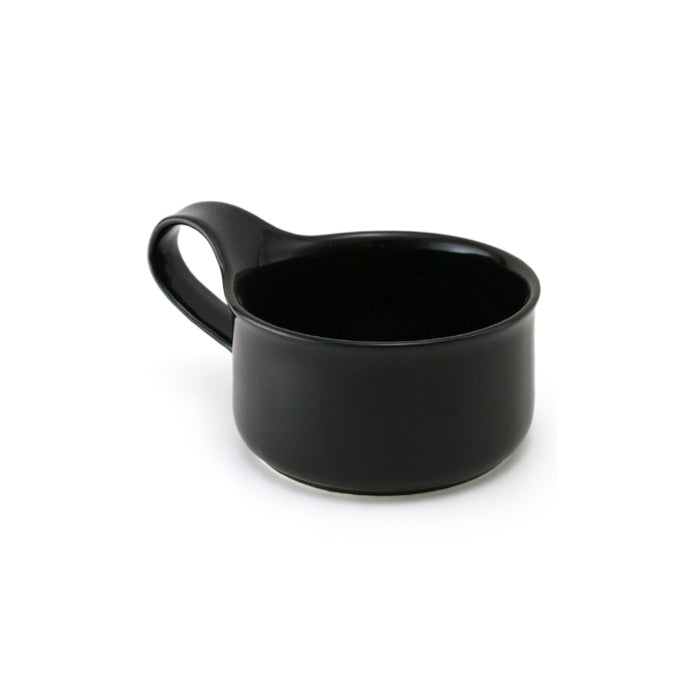 BEE HOUSE Ceramic Soup Mug 9.5 oz - Black