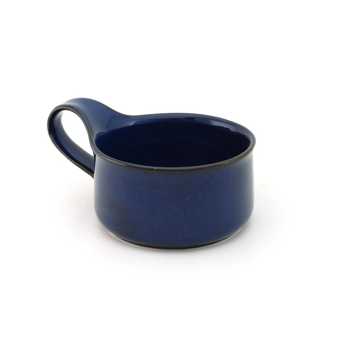 BEE HOUSE Ceramic Soup Mug 9.5 oz - Jeans Blue