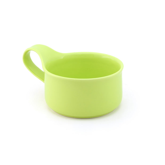 BEE HOUSE Ceramic Soup Mug 9.5 oz - Kiwi