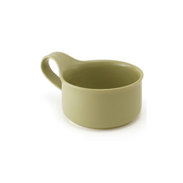 BEE HOUSE Ceramic Soup Mug 9.5 oz - Olive