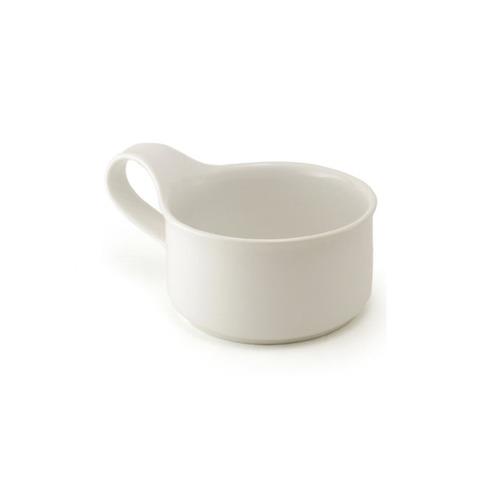BEE HOUSE Ceramic Soup Mug 9.5 oz - White