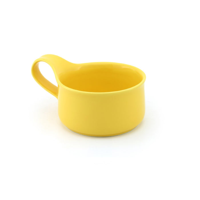 BEE HOUSE Ceramic Soup Mug 9.5 oz - Yellow Pepper
