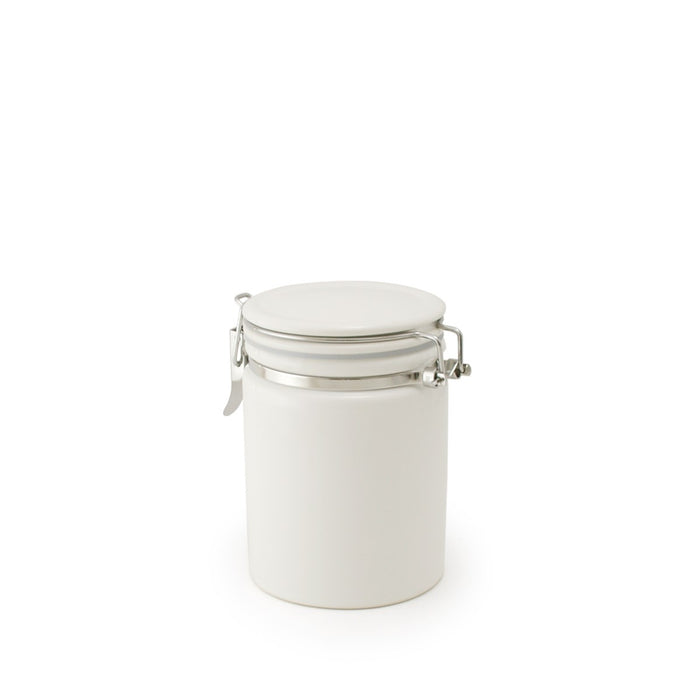 Tea canister 100g (0.22 lb) - White / by ZERO JAPAN