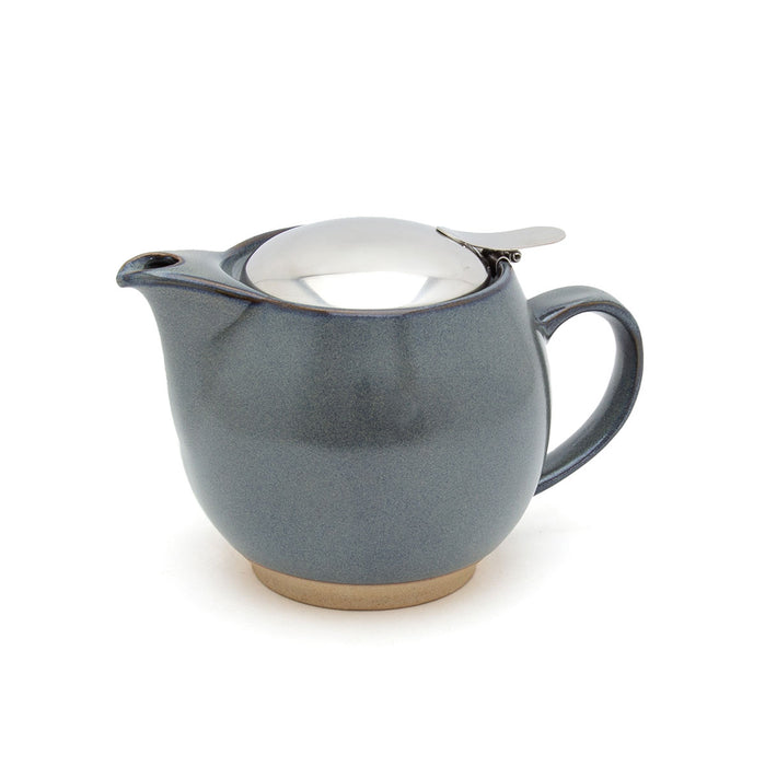 ZERO JAPAN Round Ceramic Teapot 15oz Stone Gray / by ZERO JAPAN