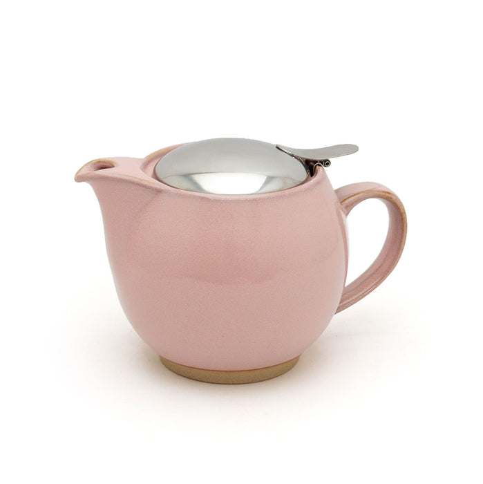 ZERO JAPAN Round Ceramic Teapot 15oz Sakura Pink / by ZERO JAPAN