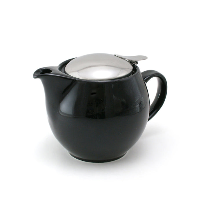 BEE HOUSE Round Ceramic Teapot 15oz - Black