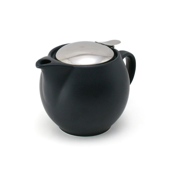 BEE HOUSE Round Ceramic Teapot 15oz - Noble Black