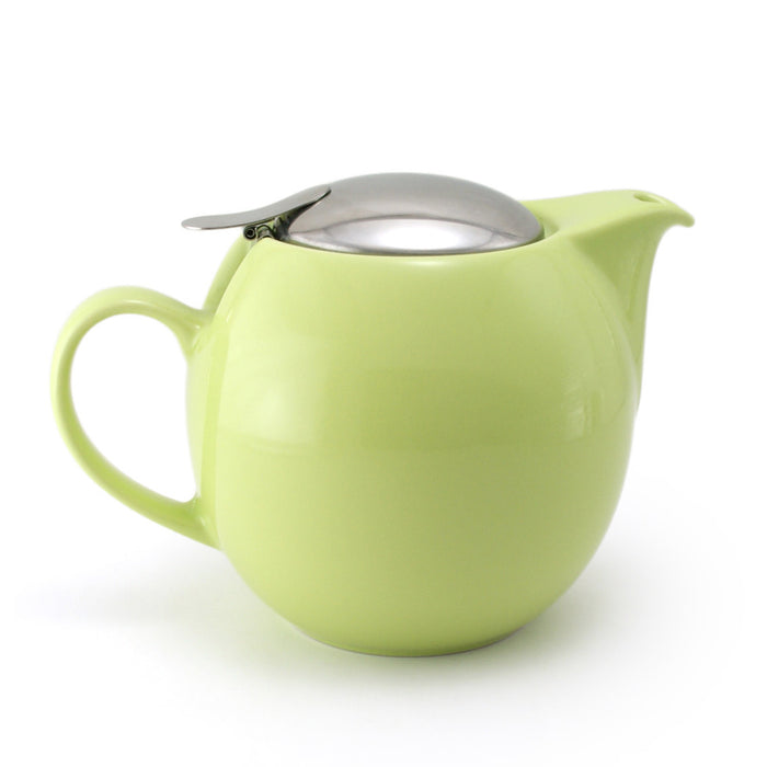 BEE HOUSE Round Ceramic Teapot 24oz - Kiwi