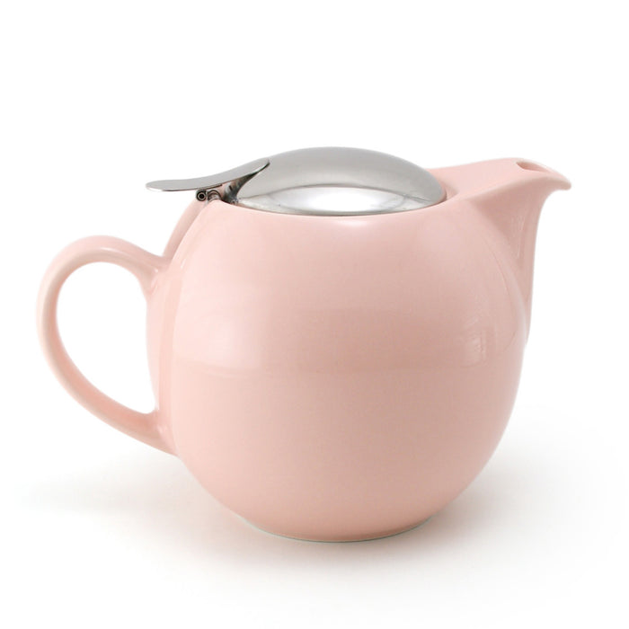 BEE HOUSE Round Ceramic Teapot 24oz - Pink