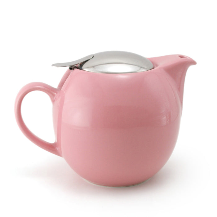 BEE HOUSE Round Ceramic Teapot 24oz - Rose
