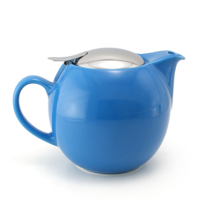 BEE HOUSE Round Ceramic Teapot 24oz - Turquoise