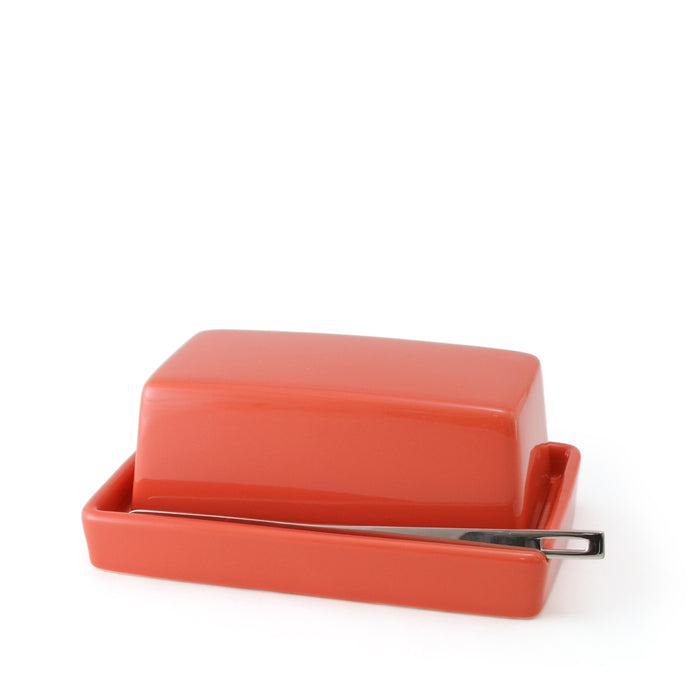 BEE HOUSE Butter Dish with s.s.butter knife - Carrot