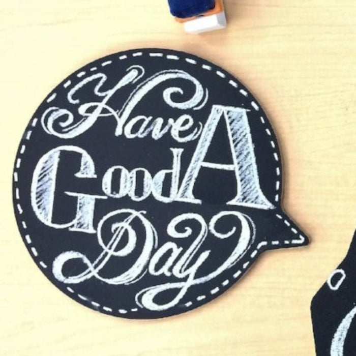 "Shape Your Day" Chatty Magnet
